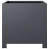 vidaXL Jardinière anthracite 40x40x40 cm acier