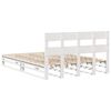 vidaXL Cadre de lit sans matelas blanc 120x190 cm bois de pin massif