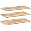 vidaXL &Eacute;tag&egrave;res flottantes 3 pcs 80x40x2 cm acacia massif non trait&eacute;