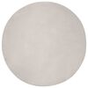 vidaXL Tapis antid&eacute;rapant en fausse de lapin OLITE Beige &Oslash; 100 cm
