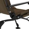 vidaXL Chaise de p&ecirc;che avec accoudoir pliable taupe