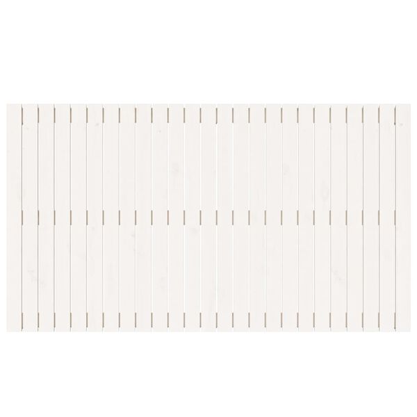 vidaXL Tête de lit murale Blanc 159,5x3x90 cm Bois massif de pin