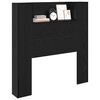vidaXL Tête de lit Chêne noir 100 x 15 x 103,5 cm Bois d'ingénierie