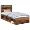 vidaXL Cadre de lit Bois ancien 90 x 190 cm Pin massif