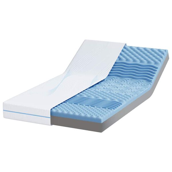vidaXL Matelas Blanc 90 x 200 cm Mousse