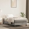 vidaXL Matelas &agrave; ressorts ensach&eacute;s 100 x 220 cm Gris clair