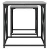 vidaXL Tables basses gigognes 2 pcs sonoma gris bois d'ingénierie