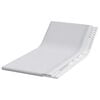 vidaXL Surmatelas Blanc 120 x 200 cm Tissu Jacquard