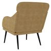 vidaXL Fauteuil Marron 63x76x80 cm Velours