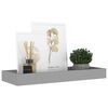 vidaXL &Eacute;tag&egrave;res murales Loggia 2 pcs Gris 40x15x4 cm MDF