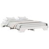 vidaXL Cadre de lit Blanc 160 x 200 cm Pin massif