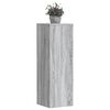 vidaXL Support pour plantes sonoma gris 33x33x100 cm bois d'ing&eacute;nierie