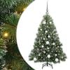 vidaXL Sapin de No&euml;l artificiel avec 150 LED Vert 120 cm PE et PVC