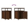 vidaXL Tables de chevet 2pcs Ch&ecirc;ne marron 40x42x60cm Bois d'ing&eacute;nierie