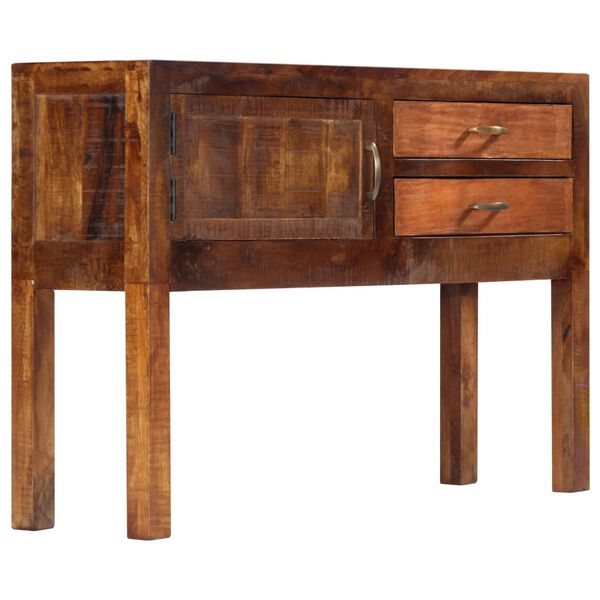 vidaXL Buffet 118x30x75 cm Bois de manguier massif