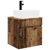 vidaXL Meuble de lavabo mural Bois ancien 49 x 41 x 63 cm