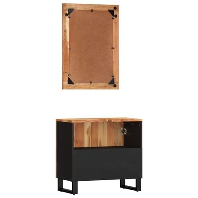 vidaXL Ensemble de meubles de salle de bain 2 pcs bois massif d'acacia