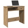 vidaXL Bureau ch&ecirc;ne artisanal 80x40x75 cm bois d'ing&eacute;nierie