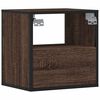 vidaXL Tables de chevet murales 2 pcs ch&ecirc;ne marron 40x31x39,5 cm