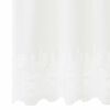 vidaXL Rideau en Dentelle Floral Blanc 220 x 300 cm Polyester