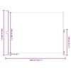 vidaXL Auvent lat&eacute;ral r&eacute;tractable de patio 220x300 cm Noir