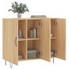vidaXL Buffet chêne sonoma 90x34x80 cm bois d'ingénierie
