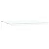 vidaXL Auvent r&eacute;tractable Blanc 600 &times; 350 cm Polyester et Aluminium