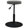 vidaXL Tabouret de massage Velours Gris fonc&eacute;