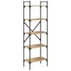 vidaXL Biblioth&egrave;que 5 niveaux 56 x 32 x 174 cm Bois d'ing&eacute;nierie