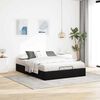 VidaXL Cadre de lit ottoman sans matelas noir 140x200 cm velours