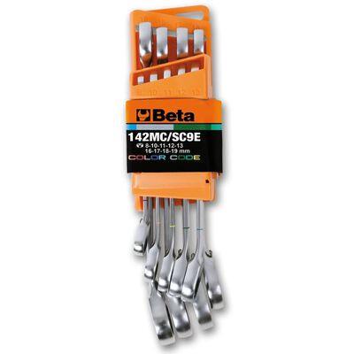 Beta Tools Ensemble de clés mixtes à cliquet 9 pcs 142MC/SC9I
