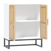 vidaXL Buffet blanc 60x30x75 cm bois d'ing&eacute;nierie