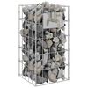 vidaXL Robinet Gabion Argent&eacute; 26 x 25 x 50 cm Acier inoxydable