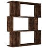 vidaXL Biblioth&egrave;que/Cloison Ch&ecirc;ne fum&eacute; 80x24x96 cm Bois d'ing&eacute;nierie