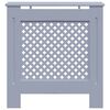 vidaXL Cache-radiateur MDF Gris 78 cm