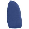 vidaXL Coussin de Dos Bleu police 120 x 24 x 50 cm Velours