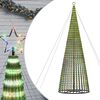 vidaXL Sapin de Noël à LED 1544 LED colorées 500 cm