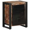 vidaXL Table de chevet multicolore 40x30x51 cm bois de r&eacute;cup&eacute;ration