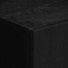 vidaXL Buffet noir 90x33x75 cm bois d'ing&eacute;nierie