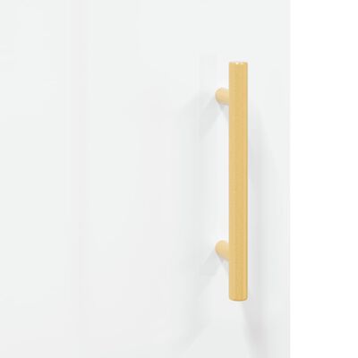 vidaXL Table de chevet blanc brillant 40x40x50 cm bois d’ingénierie