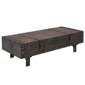 vidaXL Table basse contreplaqu&eacute; style vintage 120x55x35 cm