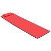 vidaXL Tapis de plage pliables 2 pcs Acier et tissu Rouge
