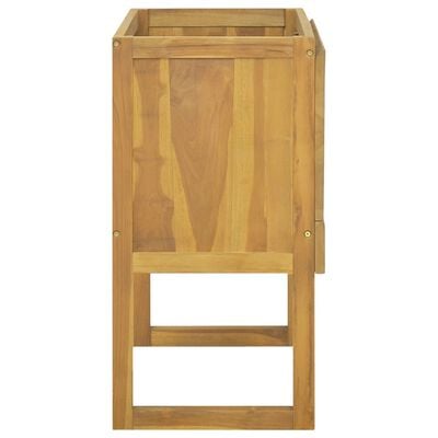 vidaXL Armoire de salle de bain 90x40x75,5 cm bois de teck solide