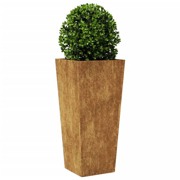 vidaXL Jardini&egrave;res 2 pcs 35x35x75 cm acier r&eacute;sistant aux intemp&eacute;ries