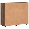 vidaXL Cabinet en Bois avec stockage Ch&ecirc;ne brun 88,5 x 30,5 x 73 cm