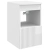 vidaXL Armoire de salle de bain Blanc brillant 30 x 41 x 50 cm