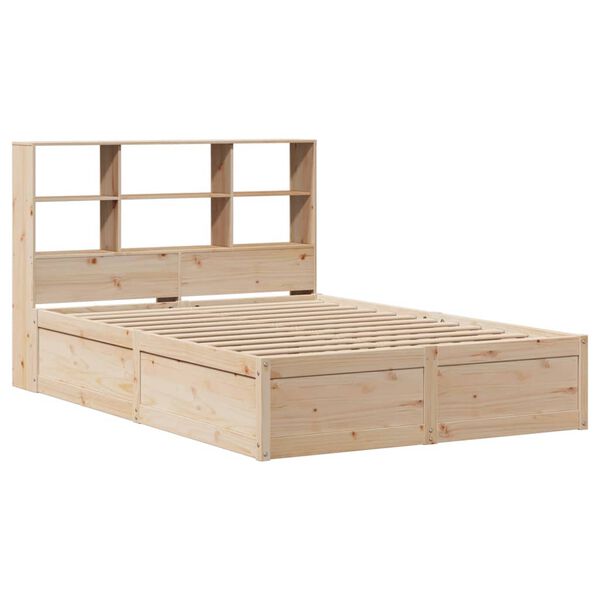 vidaXL Cadre de lit sans matelas 120x190 cm bois de pin massif