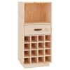 vidaXL Armoire &agrave; vin 45x34x100 cm Bois de pin massif