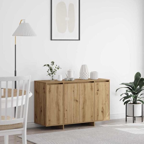 vidaXL Buffet ch&ecirc;ne artisanal 120 x 41 x 75 cm Bois d'ing&eacute;nierie