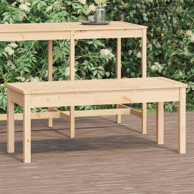 vidaXL Banc de jardin 109x44x45 cm bois massif de pin